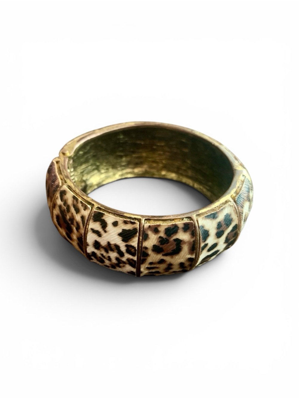 💍2/$10💎3/$12 Leopard Animal Print Bangle Bracelet - Picture 2 of 5